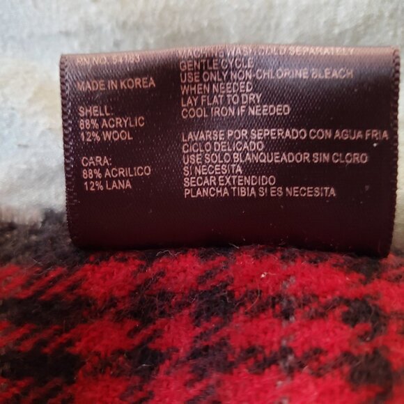 Dockers Wool Blend Car Coat with Scarf (Black, M) NWOT - Picture 10 of 10